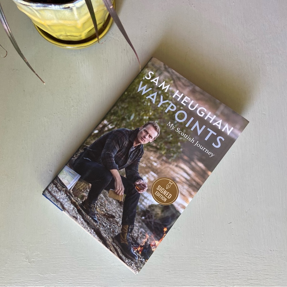 NEW ‘Waypoints’ By San Heughan  Authentic AUTOGRAPHED book
